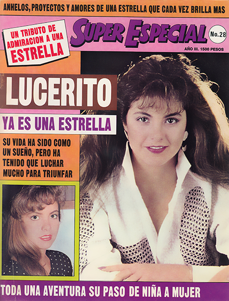 revista super especial lucerito 1988